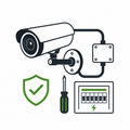 Professional Hardwired Security Camera Installation