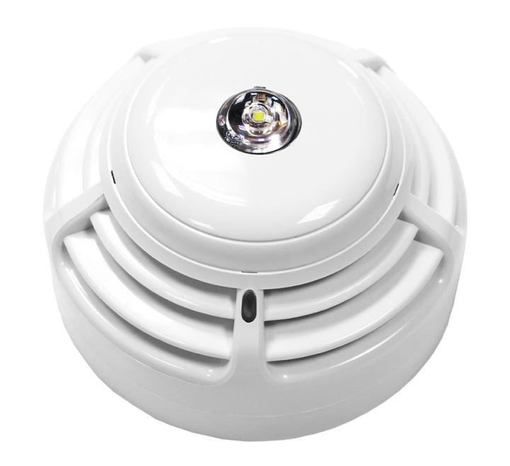 SmartCell Dual Smoke & Heat Detector with Sounder Beacon – White Flash