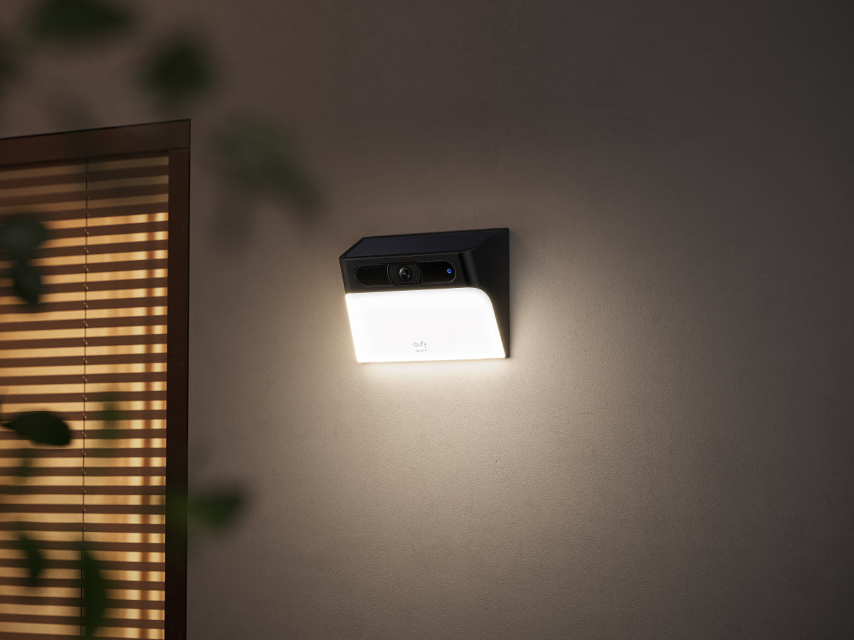 eufy Solar Wall Light Cam S120 – Solar Security Light & 2K Camera