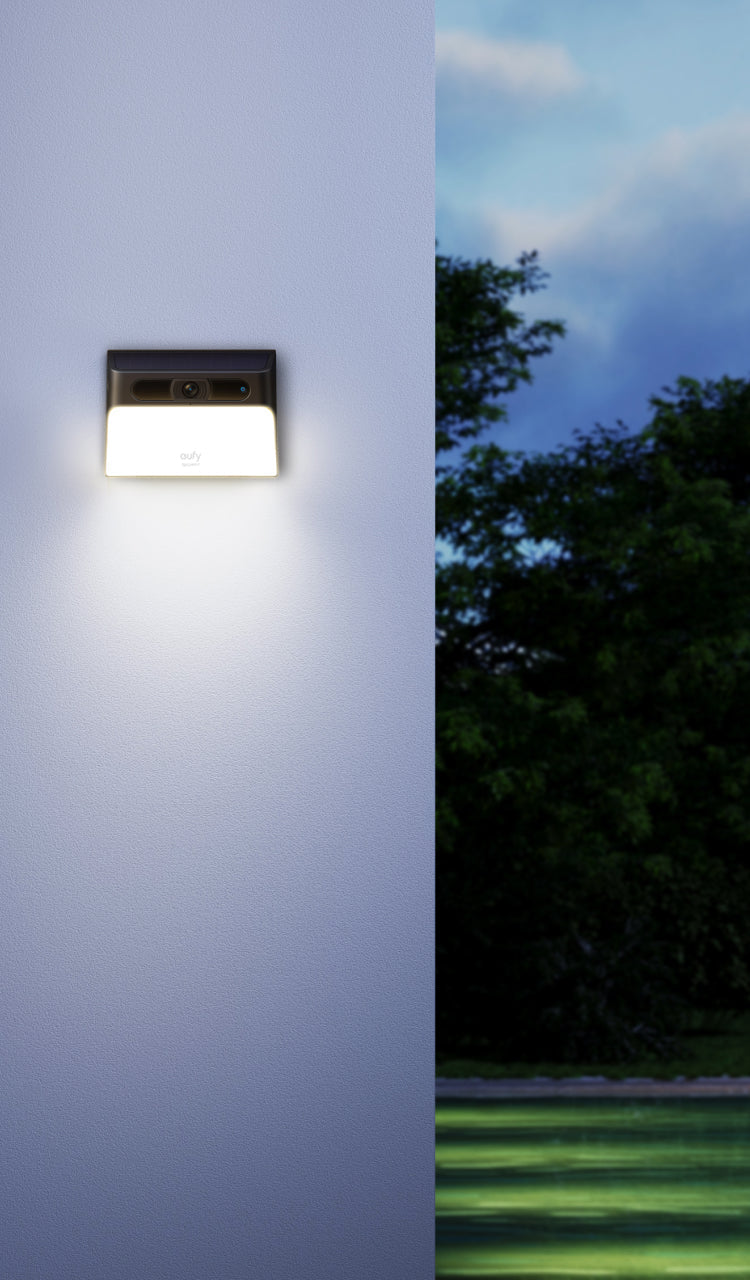 eufy Solar Wall Light Cam S120 – Solar Security Light & 2K Camera