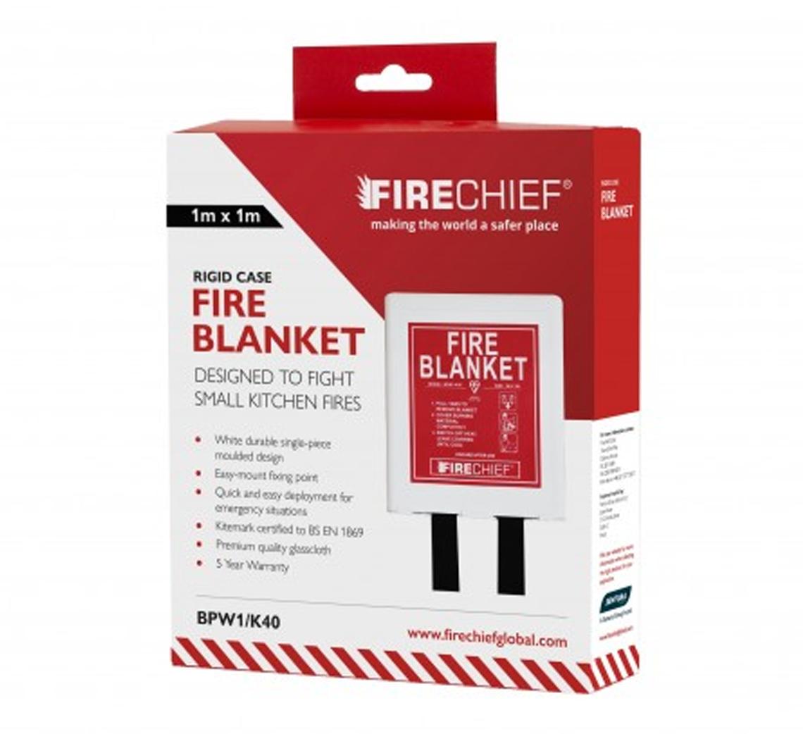 Safe & Smart Home Fire Safety Kit Plus – Fire Extinguisher, Fire Blanket & CO Alarm