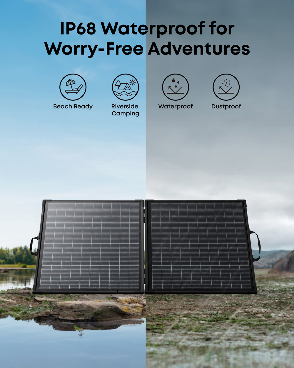 Anker SOLIX PS200 Bifacial 200W Portable Solar Panel